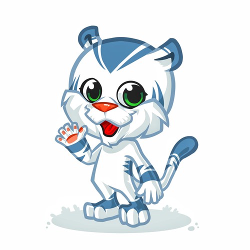 Elite Tech-Startup Mascot: The Friendly Tiger Identity