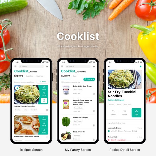 Cooklist Design Ideas