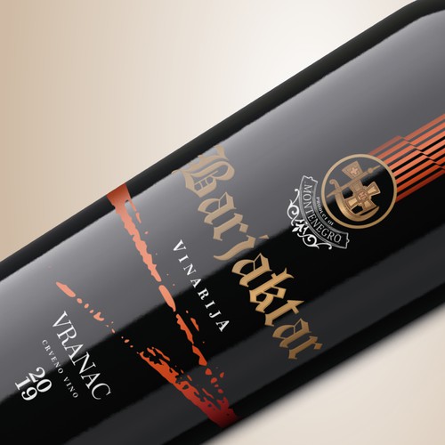 Wine label design