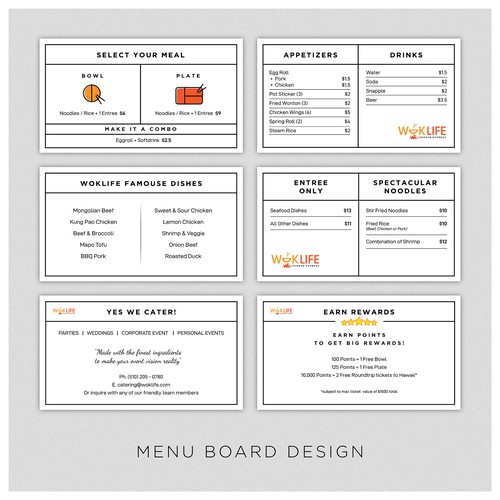 Menu Design