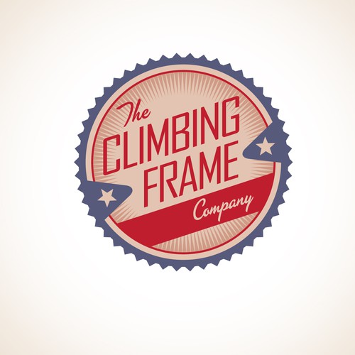 Retro logo required for Website selling Climbing Frames