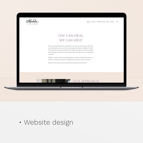 Website Design for a Health Coach
