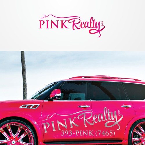 New Logo for Pink Realty and Vehicle Wrap