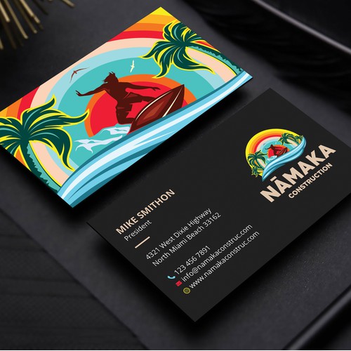 Business card design