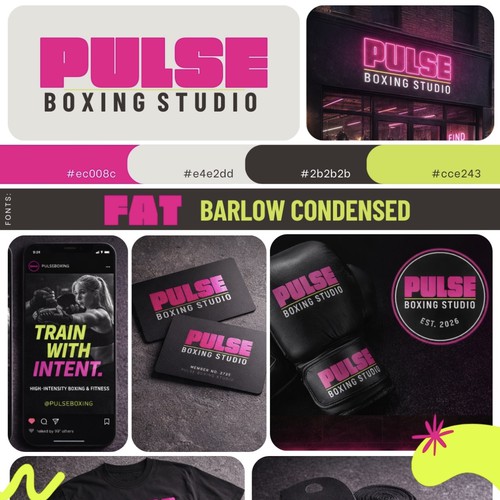 Pulse - Complete Branding and Mockups