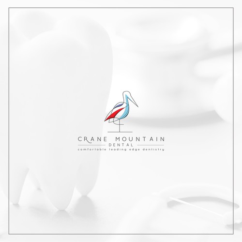 Crane Mountain logo design