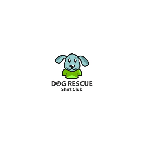 Dog Rescue Shirt Club Design Character