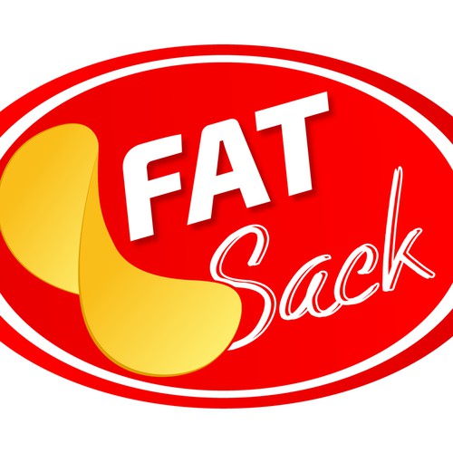 Fat Sack Potato Chips  -  New Logo Design