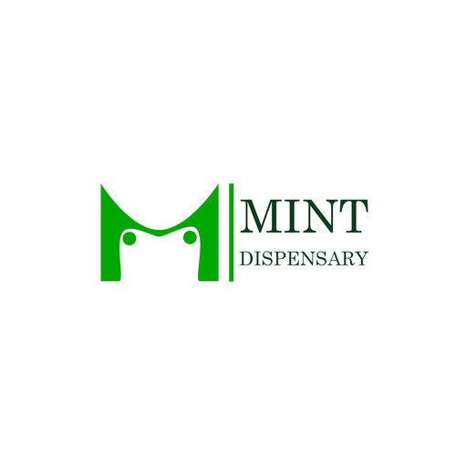 Logo concept for mint dispensary