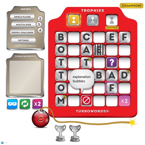 turboWORDS® game app.