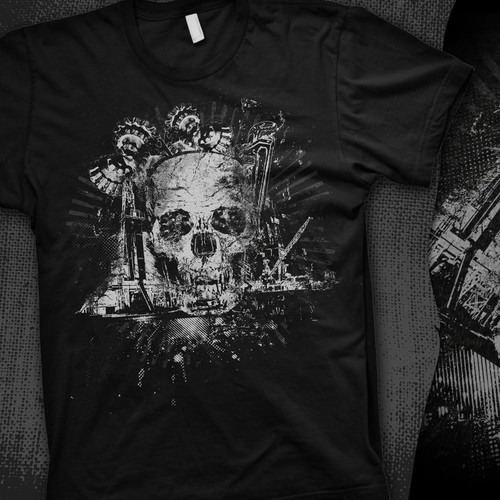 Create edgy oilfield t shirt design!!!