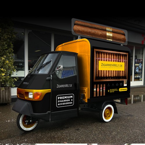 DESIGN OUR NEW CIGAR SHOP TAXI