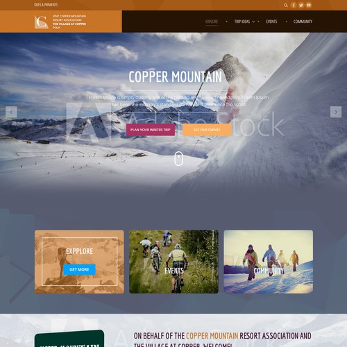 Copper Mountain Resort Association Website