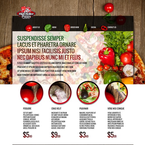 Pizza Place Website