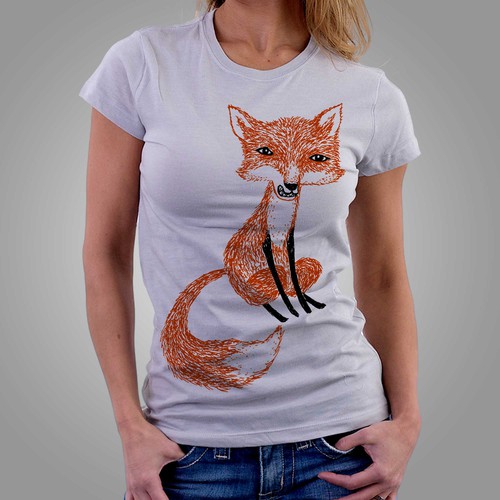 Orange Cute Fox
