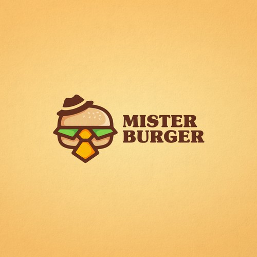 Creative logo for Mister Burger
