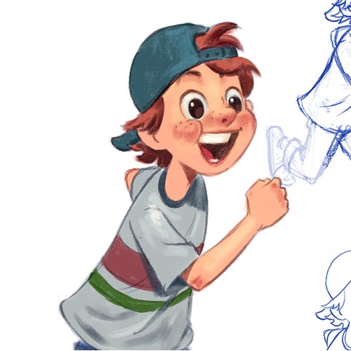 Dynamic Children's Book Character Mascot