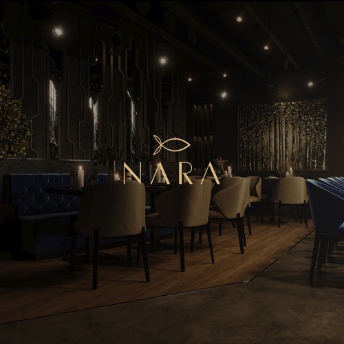 Elegant design for the restaurant.