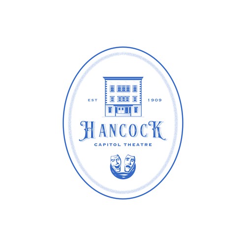 Classic logo concept for theatre