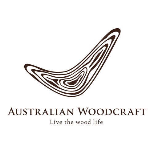 Australian Woodcraft, "Live the wood life" - NEW LOGO DESIGN