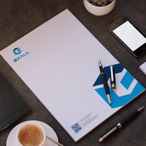 Letterhead design for Exall