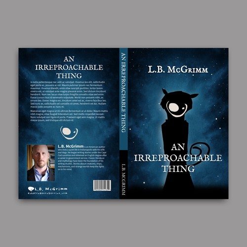 Bold minimalist book cover design