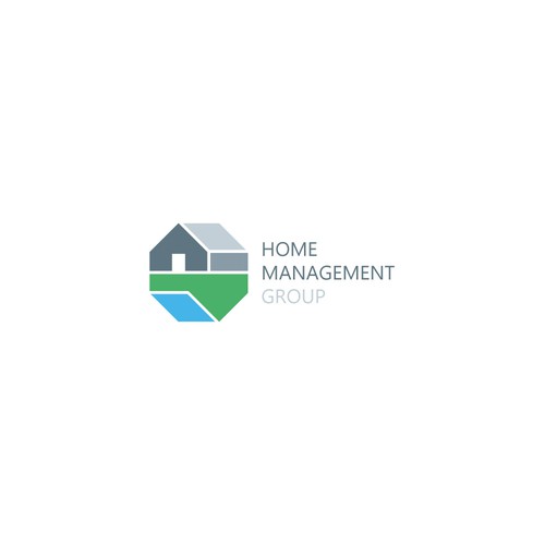 Geometric logo for home management group