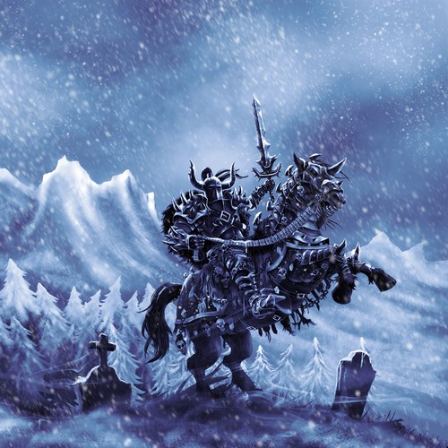 Illustrate the cover of a dark epic fantasy novel.
