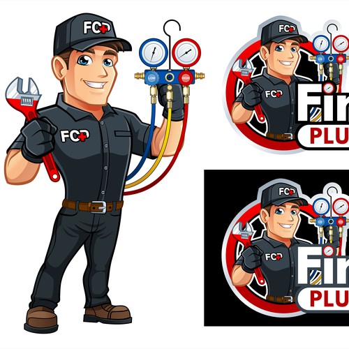 FIRST CHOICE PLUS character and logo design