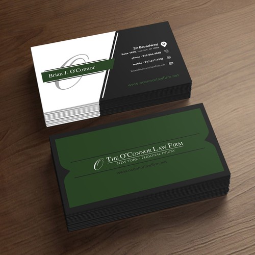 3 Color Business Card design