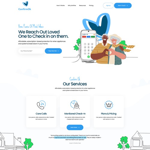 Creative Family Care Website Design