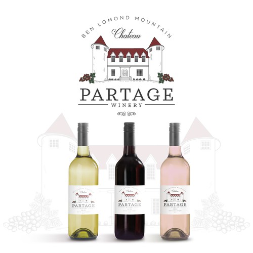 Logo design for winery 