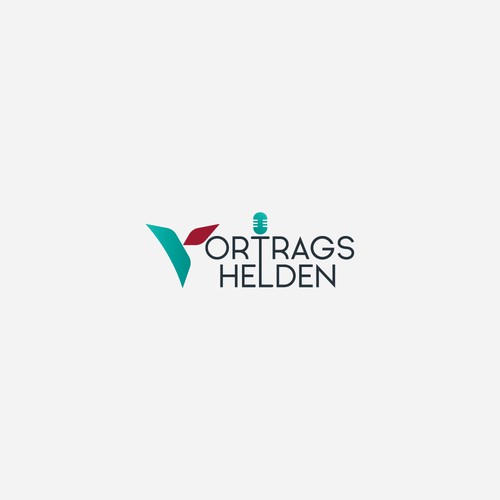 Winning entry for Vortragshelden's logo design