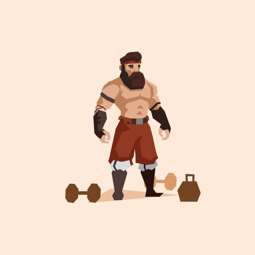 Character design for fitness app