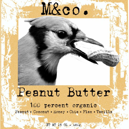 create a product label for the strongest jar of Peanut Butter in America