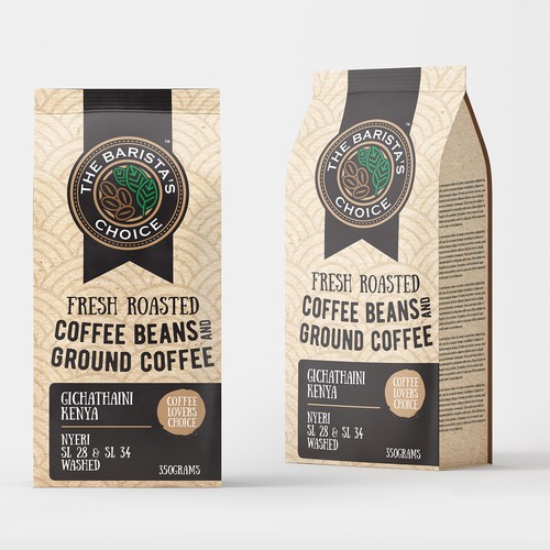 Ground Coffee bag design