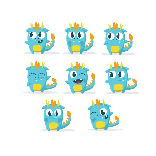 Fun and Modern Mascot for a Mobile Software