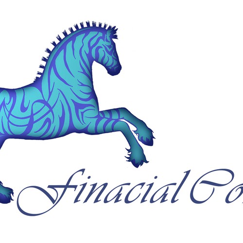 zebra branding for a finacial company