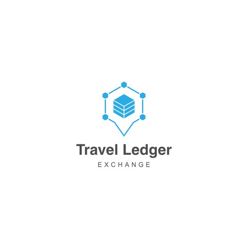 Iconic logo for tech company named Travel Ledger