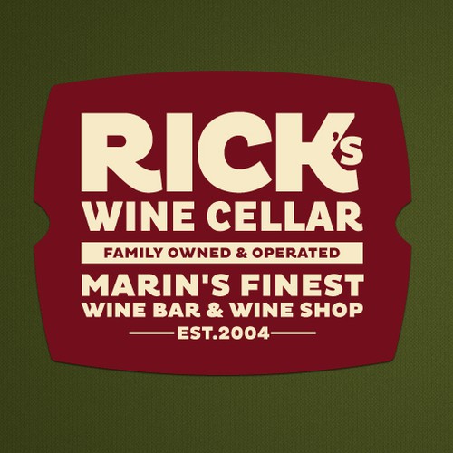 New logo wanted for Rick's Wine Cellar