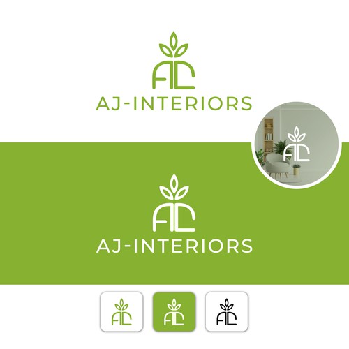 AJ-Interiors Logo Design