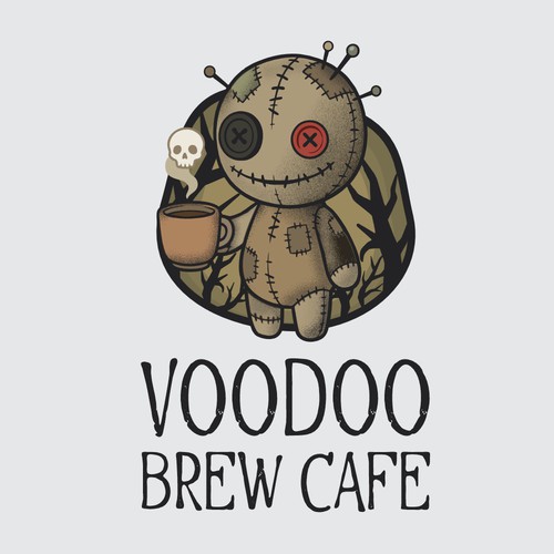 Voodoo Brew Cafe Logo Design