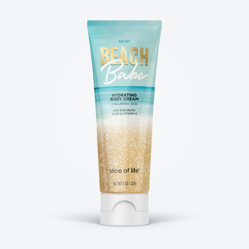 Body Cream Tube design