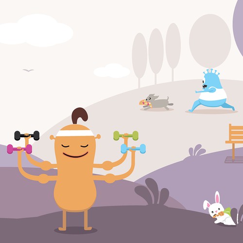Landing page illustration