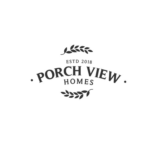 Logo concept for Porch View Homes