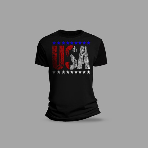 Americana/United States Themed T-Shirt Design