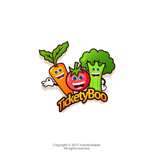 Create a "tickety boo" logo for Odeum Farms in Australia