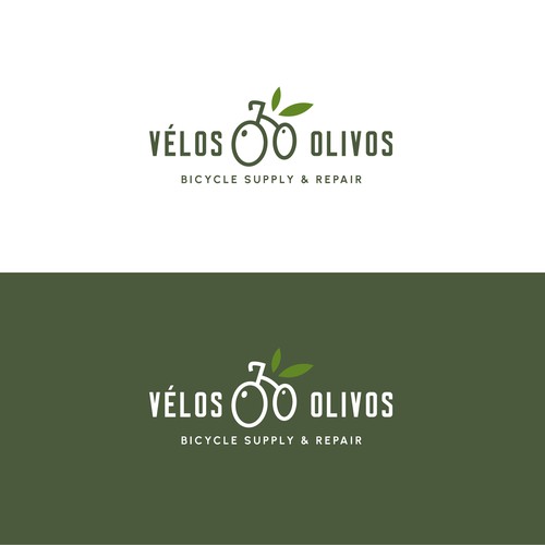 Logo concept for bicycle supply and repair business