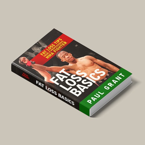 Book Cover Design for Fitness from MMA Fighter