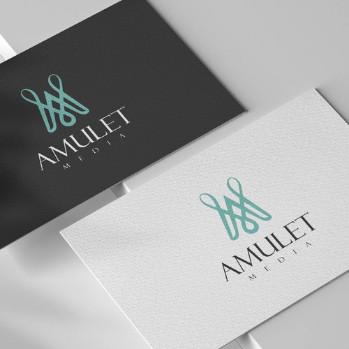 Logo concept for Amulet Media